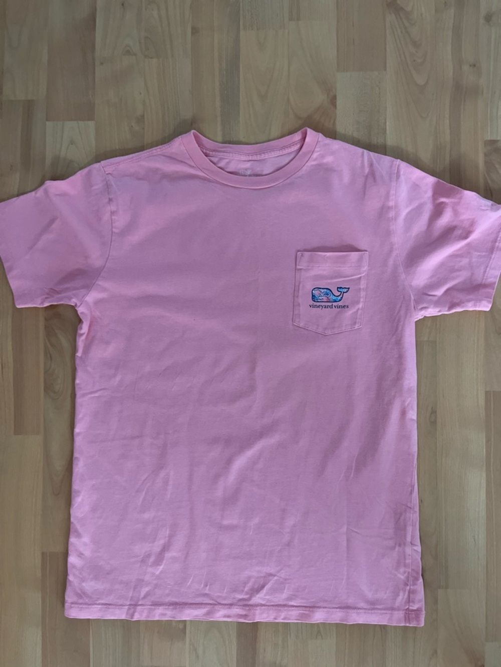 Vineyard Vines Lavender Pocket Tee Womens Large